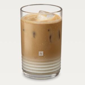 Like new set of 2 Large Nespresso Barista Recipe Glasses